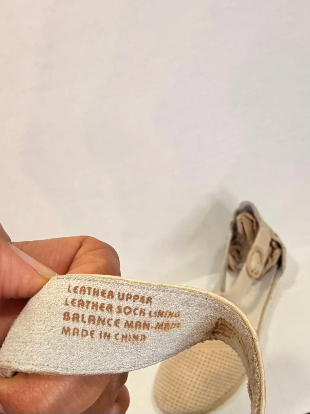 Earth Women's Modena Yarrow Sandal Size7 Espadrille Platfrom Akle Strap Tan